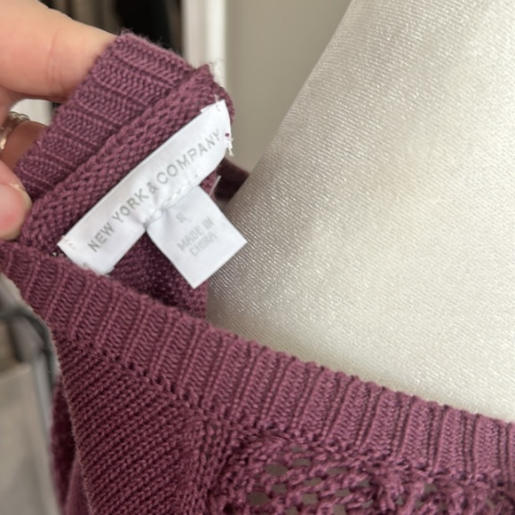 Purple New York & Co Sweater - Picture 5 of 5